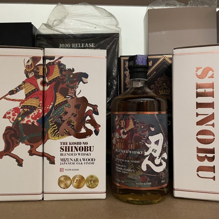 Shinobu Blended Whisky Mizunara Oak Finish 700ml 43% - Image 3