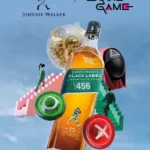 Bundle: Johnnie Walker Black Label Squid Game Limited Edition 700ml 40%