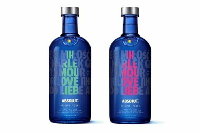 Absolut Vodka Love Green/Pink 750ml - Image 4