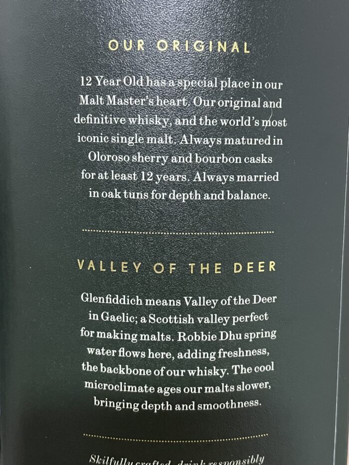Glenfiddich 12 Year Old 1Litre 40% - Image 5