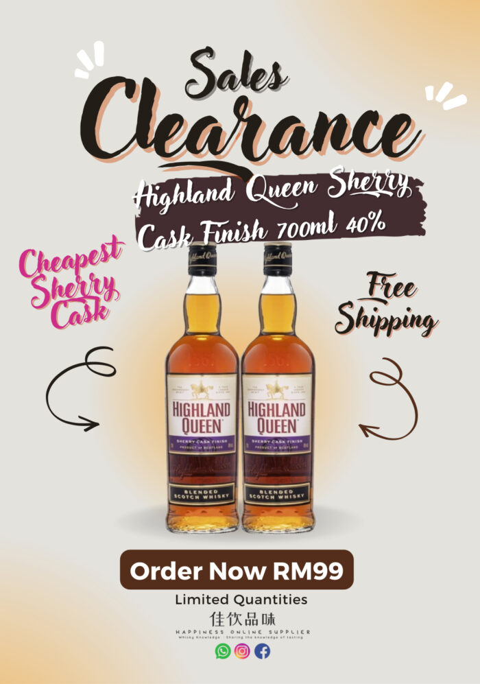 Highland Queen Sherry Cask Finish 700ml 40% - Image 2