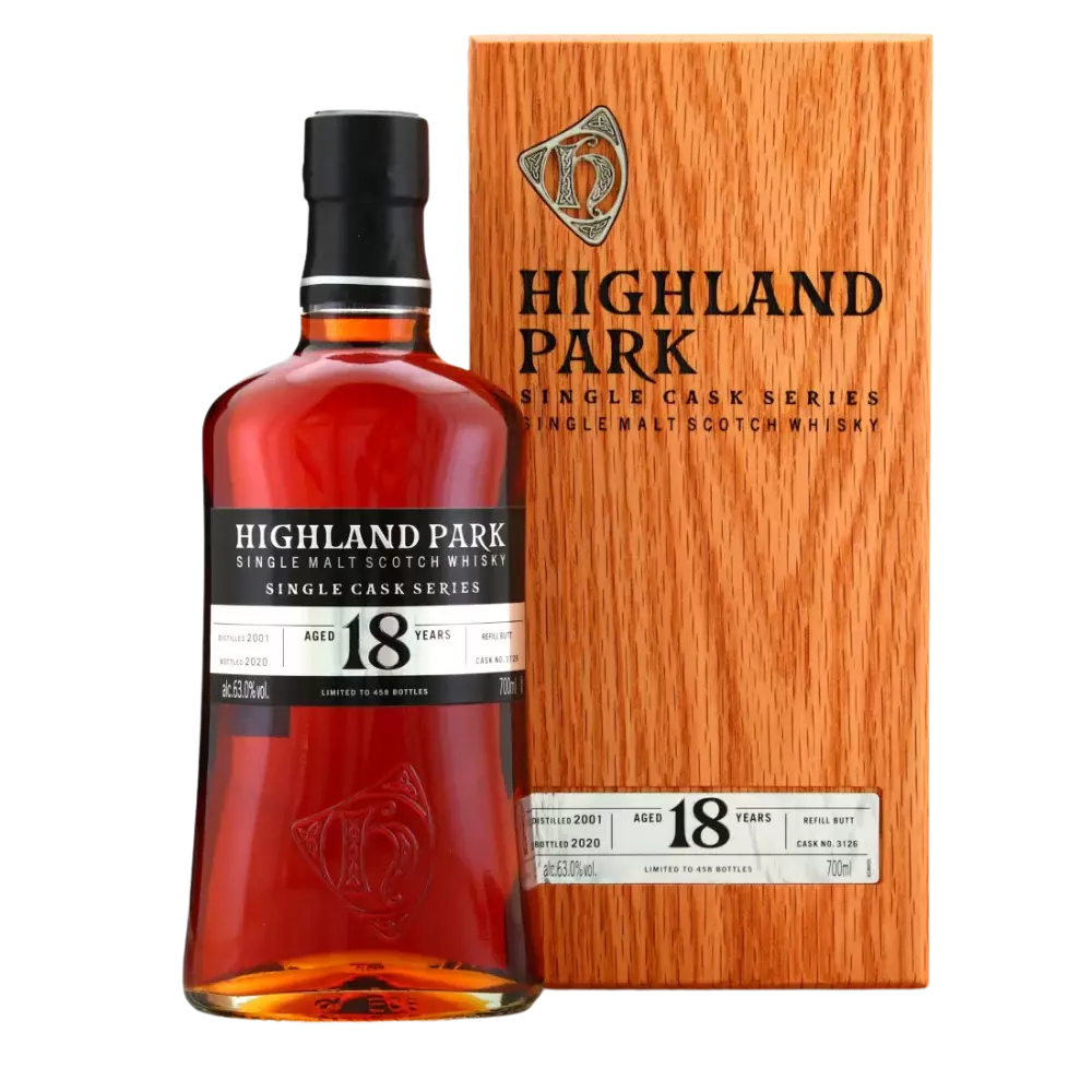 73212906.webp Highland Park 2001 Single Cask 18 Year Old #3126 700ml 63% - Image 1