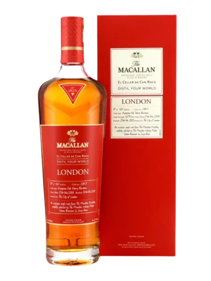 The Macallan 2008 Single Sherry Cask #21853 / Distil Your World London 700ml 62.9%