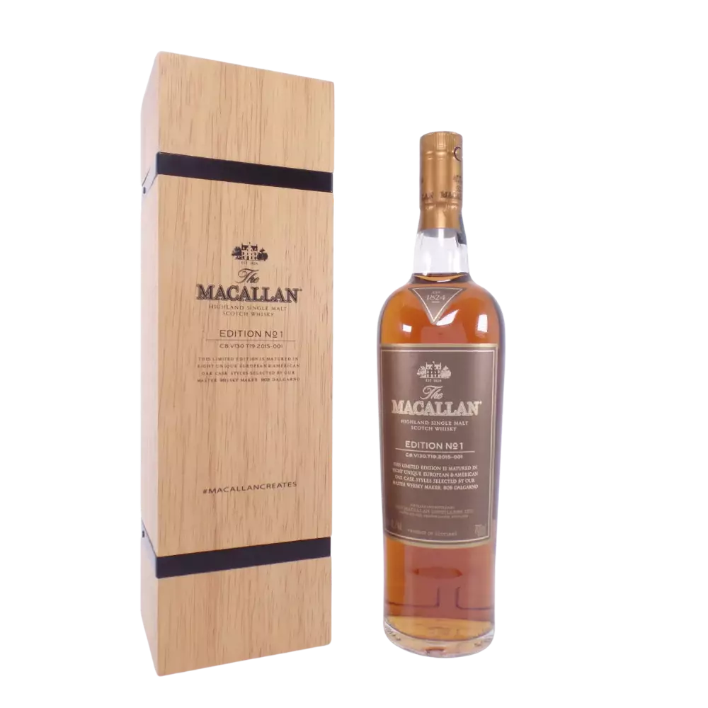 73312384.webp The Macallan Edition No.1 - Wooden Box 700ml 48% - Image 1