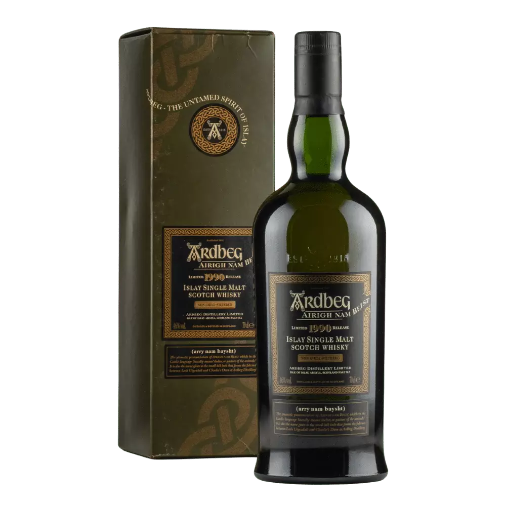 73698431.webp Ardbeg 1990 Airigh Nam Beist (Bottled 2006) 700ml 46% - Image 1