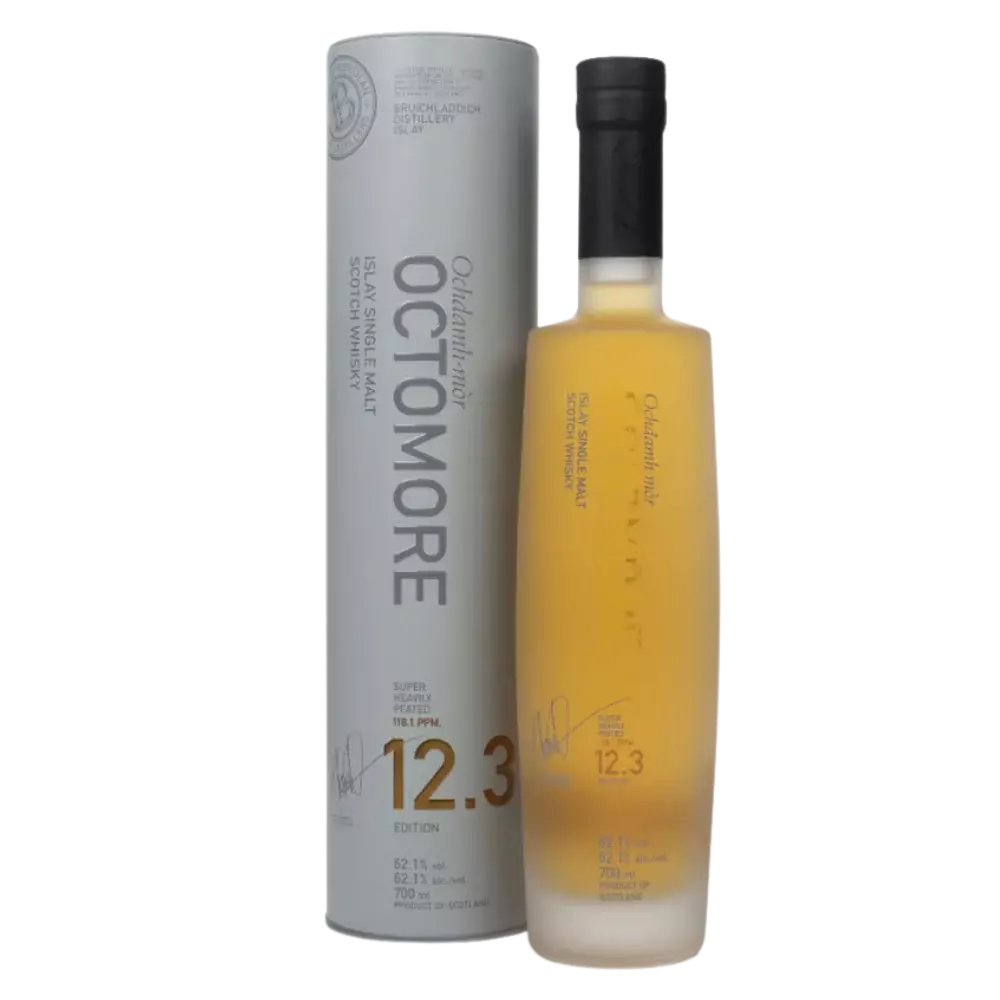 73991101.webp Octomore 12.3 5 Year Old Islay Barley 700ml 62.1% - Image 1
