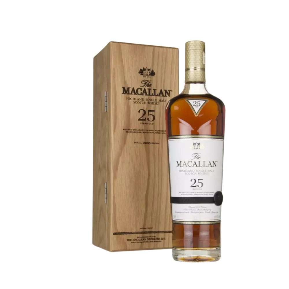 74000895.webp The Macallan 25 Year Old Sherry Oak 2018 Release 750ml 43% - Image 1