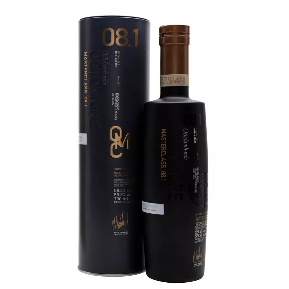 74306641.webp Octomore 8.1 Scottish Barley Masterclass 700ml 59.5% - Image 1