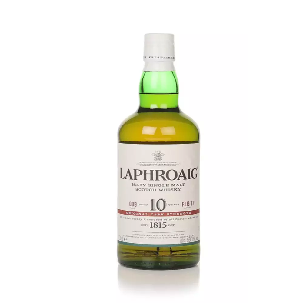 74330572.webp Laphroaig 10 Year Old Cask Strength - Batch 009 700ml 58.1% - Image 1