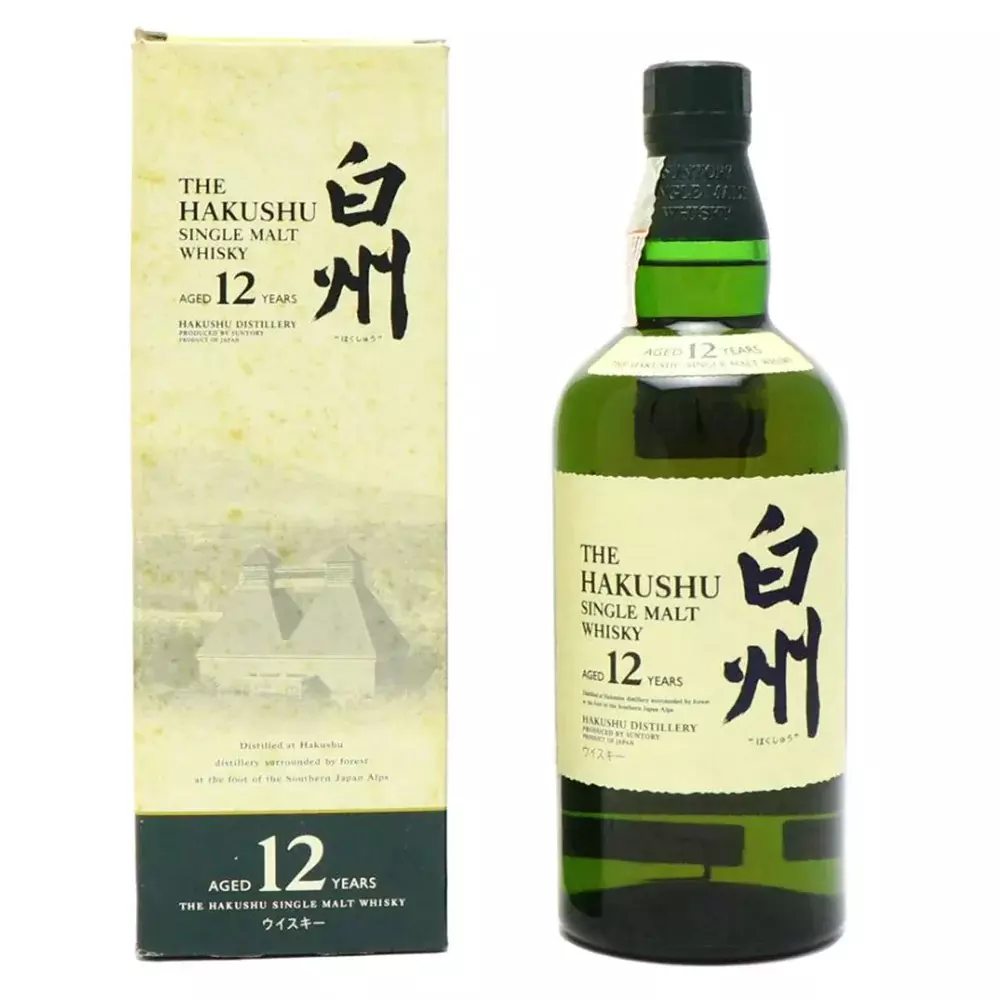 74363882.webp Hakushu 12 Year Old (Old Bottle) 700ml 43% - Image 1
