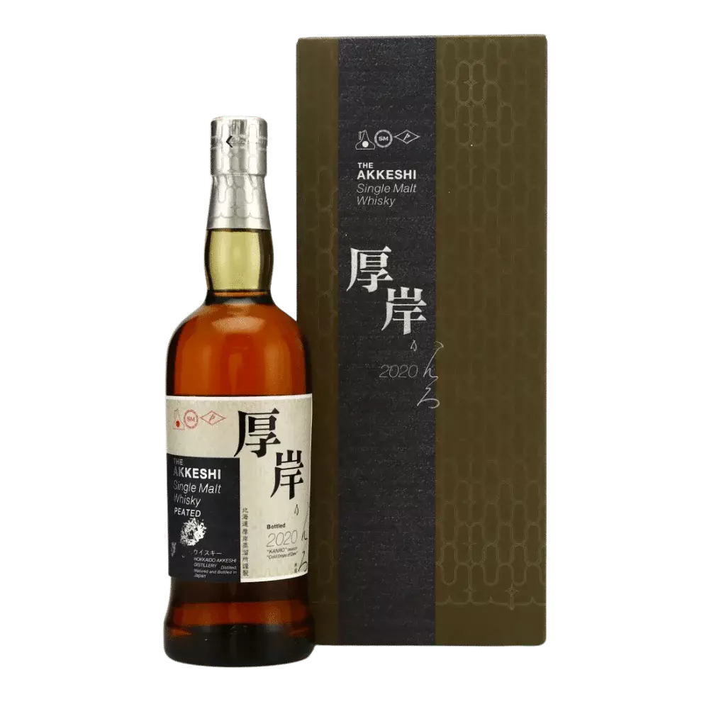 74368535.webp Akkeshi Kanro Peated Single Malt Whisky 2020 / 17th Season 700ml 55% - Image 1