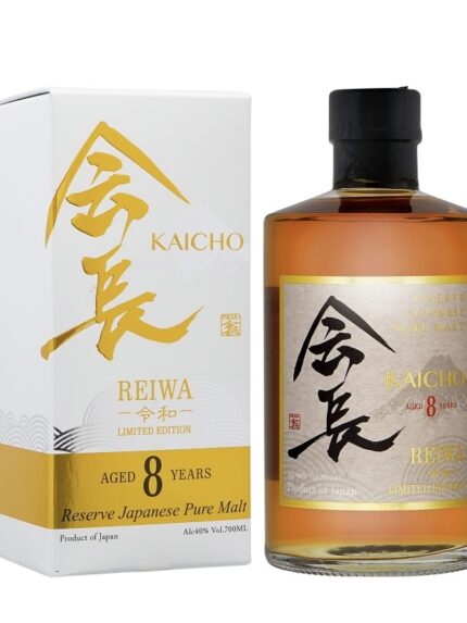 会长 Kaicho 8 Year Old Reiwa Pure Malt Whisky Limited Edition 700ml 40%
