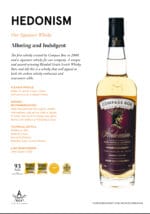 Compass Box Hedonism Blended Grain Scotch Whisky 700ml 43% - Image 3