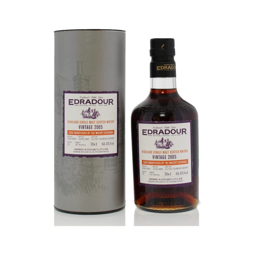Edradour 2005 Single Oloroso Cask #131 / TWE 700ml 61.4% Edradour 2005 Single Oloroso Cask #131 / TWE 700ml 61.4%