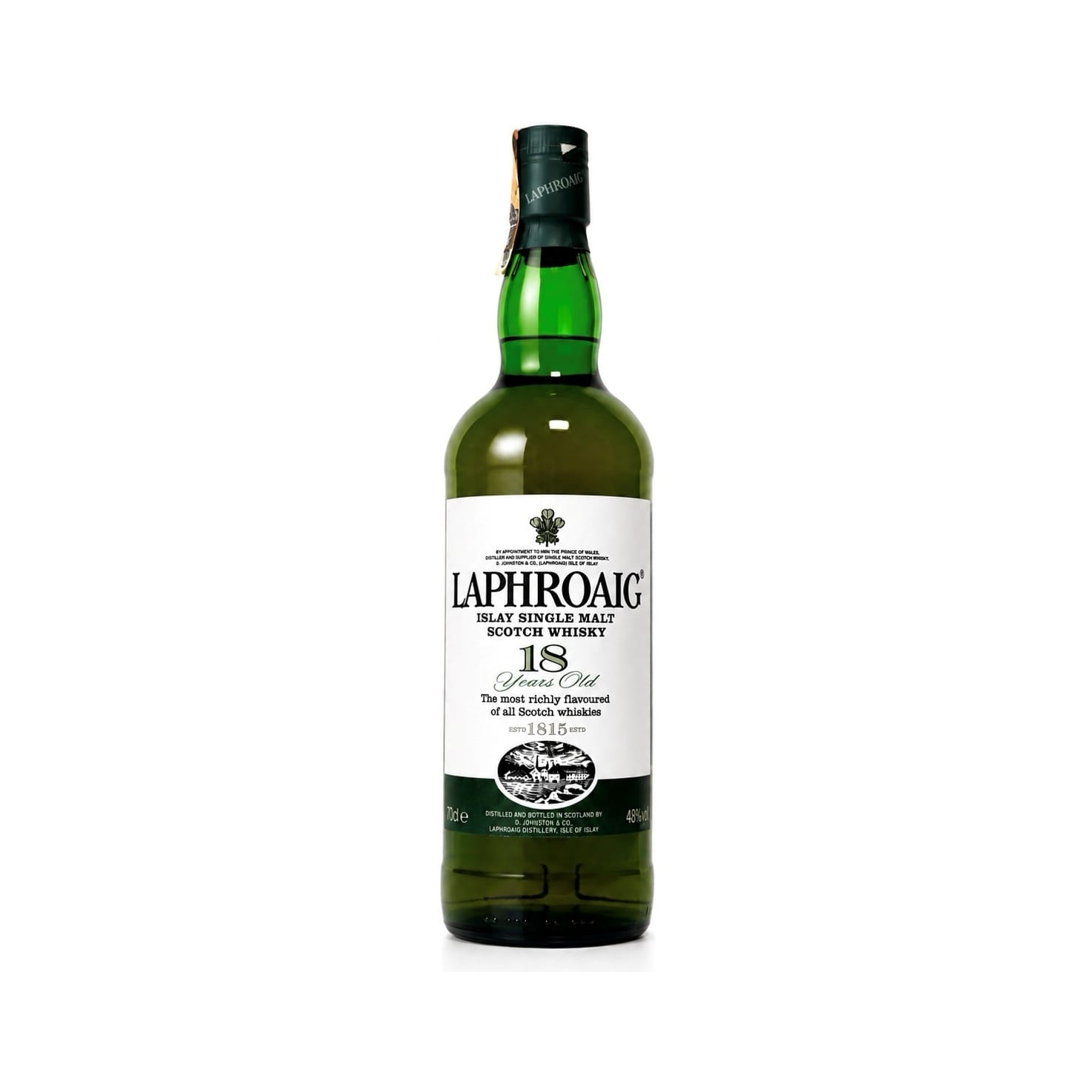 Laphroaig 18 Year Old Pre 2013
700ml 48% (no box) Laphroaig 18 Year Old Pre 2013 700ml 48% (no box)