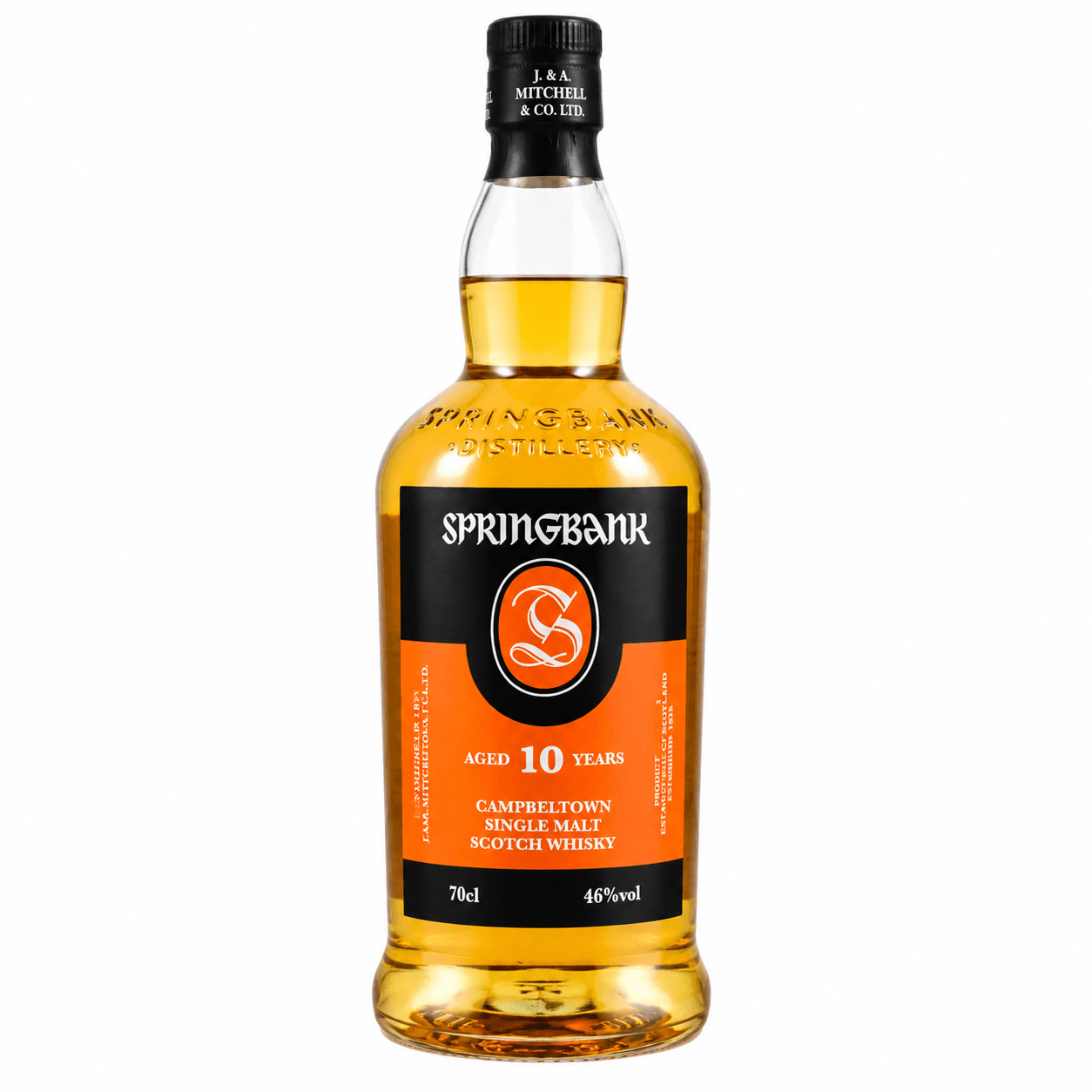 077e7e7b-cee2-412a-86fe-9a5c04d739e7 Springbank 10 Years Old 700ml 46% - Image 1