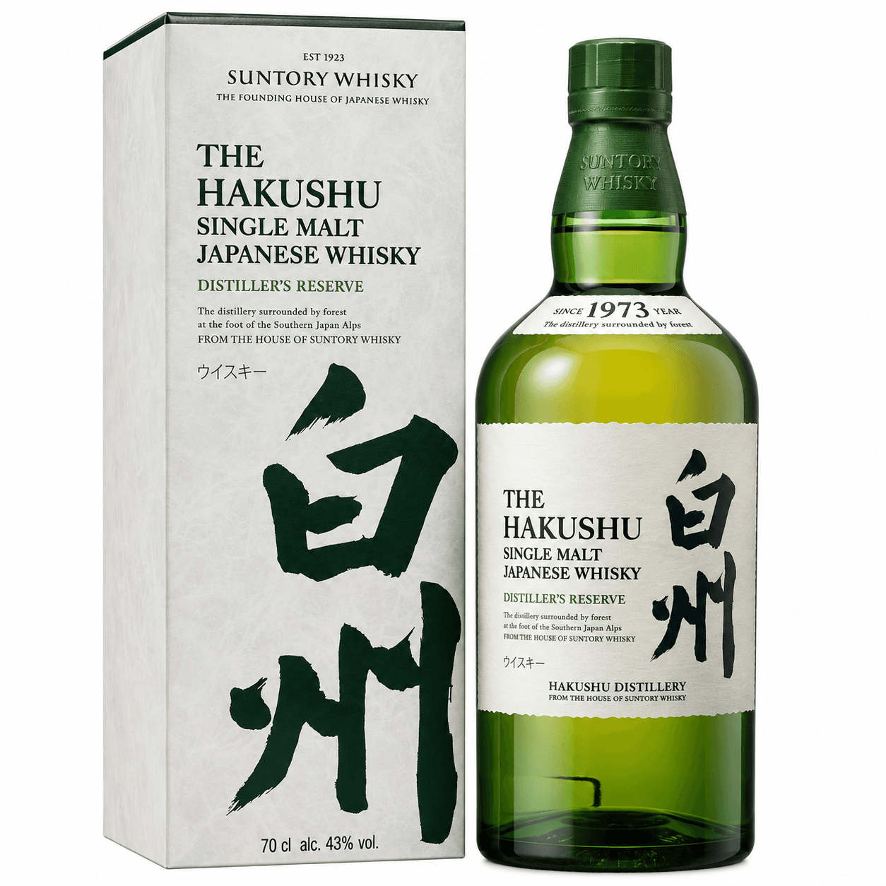 0ee61fdc-b8cc-4ff7-a7f6-bceff7604e94 The Hakushu Distiller’s Reserve 白州 Distiller’s Reserve 700ml 43% - Image 1