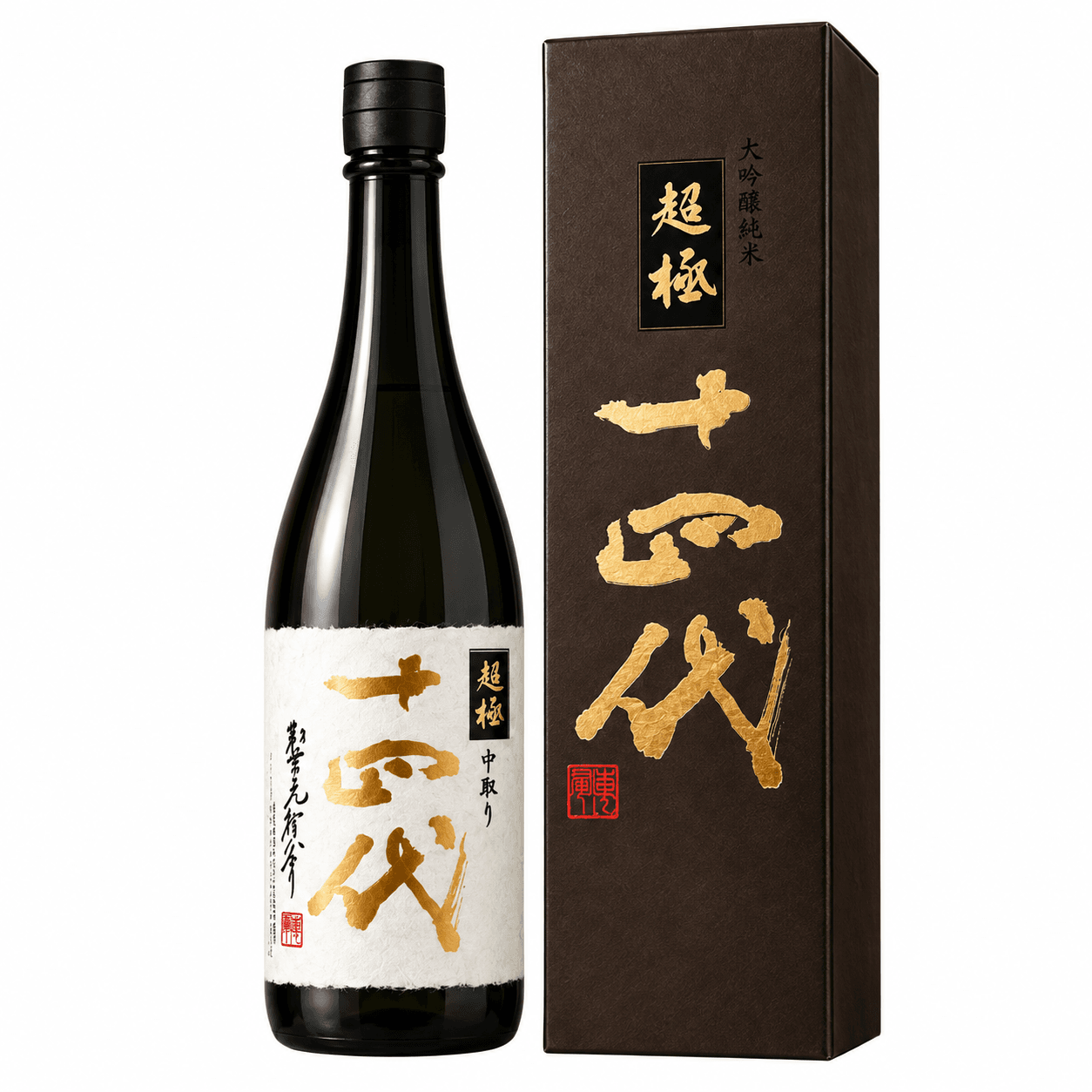 d5362daa-cdaa-420d-b024-6bb374e5a60c Juyondai Chōgoku Nakadori Junmai Daiginjo 十四代 超極 中取り 純米大吟醸 1.8L 15% - Image 1