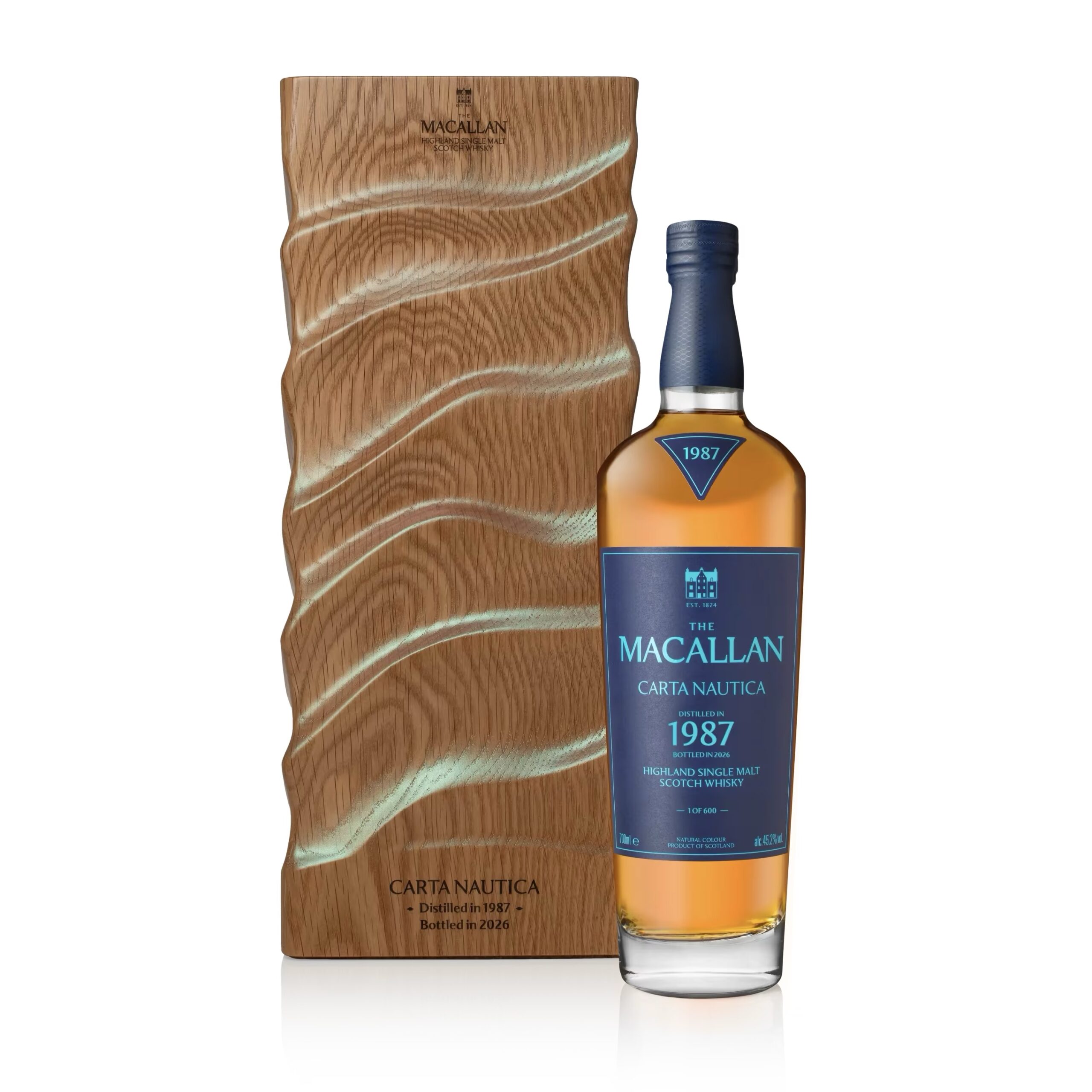 img_0923-1 The Macallan Carta Nautica Distilled in 1987 38 Year Old 700ml 45.2% (Limited 600 bottles) - Image 1